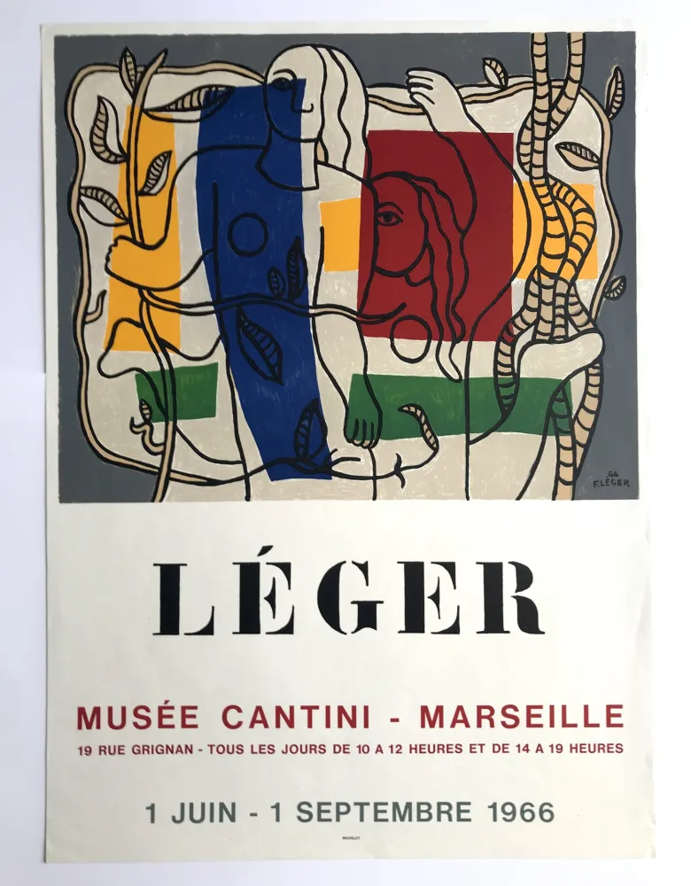 掲示 Leger - Musée Cantini / Marseille
