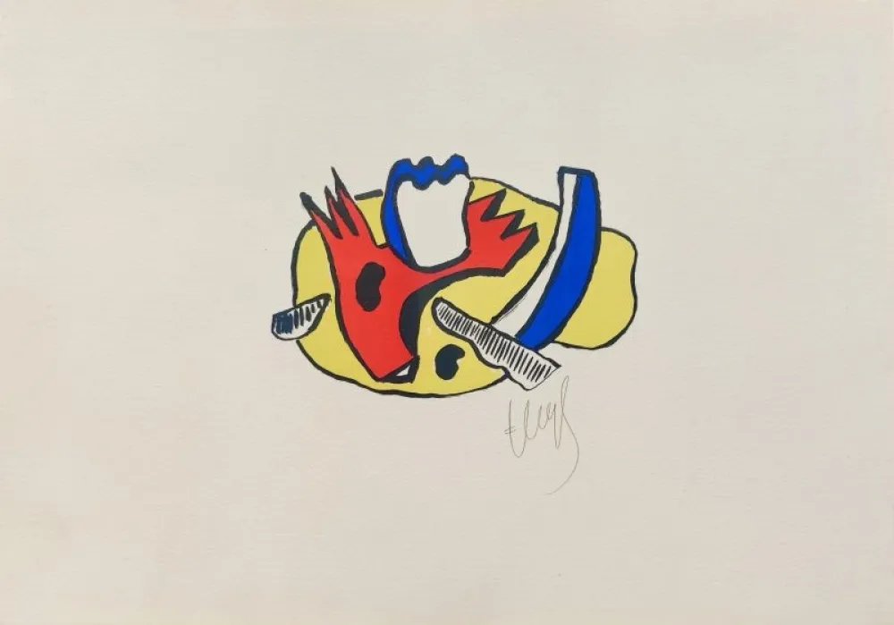 リトグラフ Leger - Nature morte 