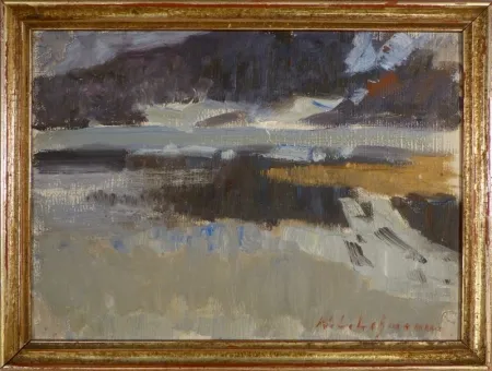 技術的なありません Lehmann - Impressionistische Landschaftsstudie