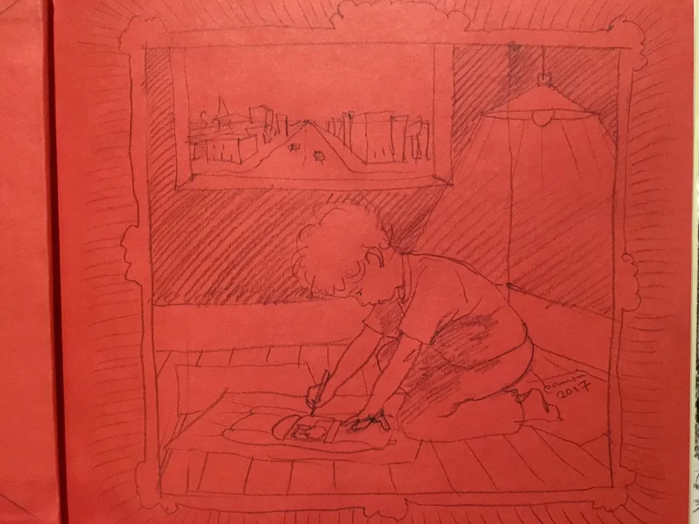 挿絵入り本 Lehrer - Rocket Boy