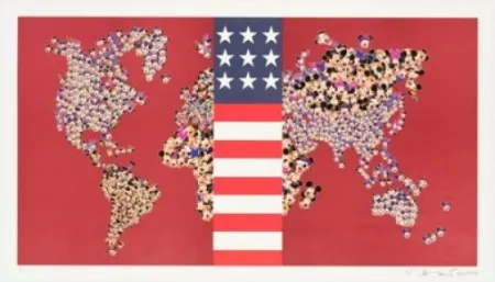 リトグラフ Leirner - Dow Jones