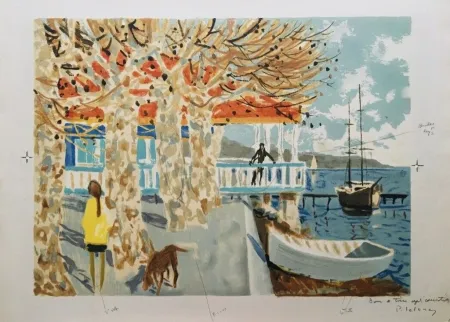 リトグラフ Lelong - Untitled