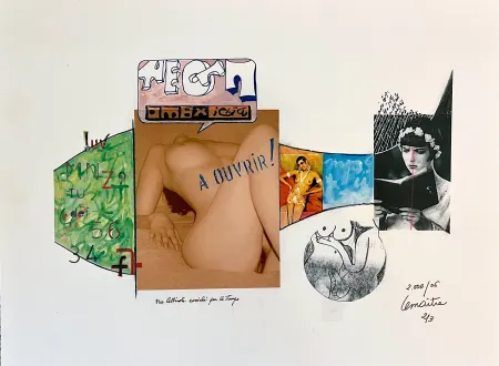 写真 Lemaitre  - Nu lettriste enrichi par le temps