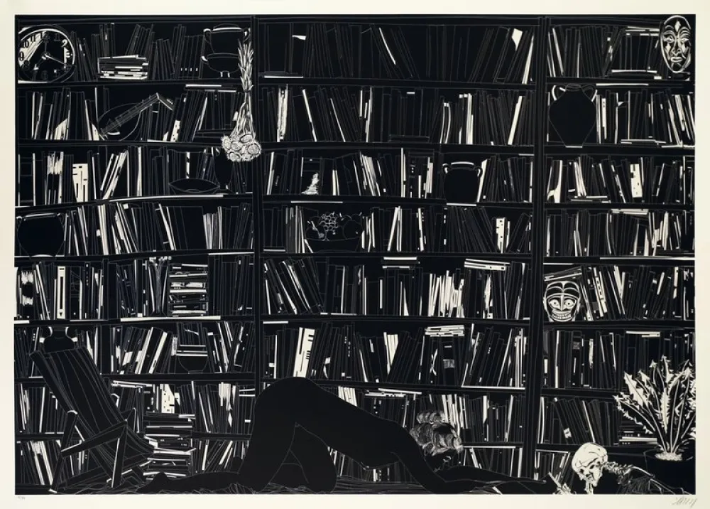 リトグラフ Leng - Blossom on touch