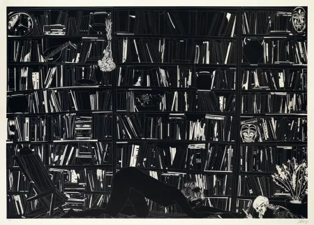 リトグラフ Leng - Blossom on touch