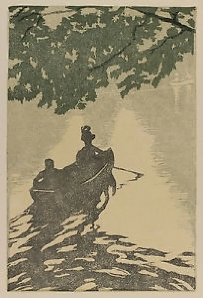 木版 Leonard - Am neuen See