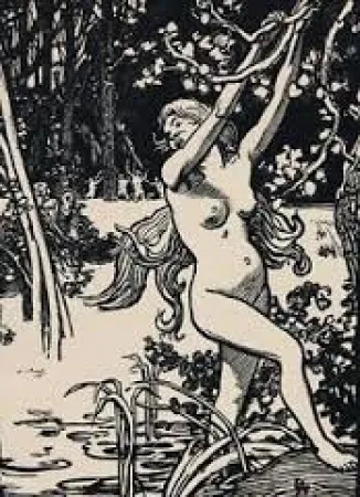 木版 Lepere - Susanna et les vieillards