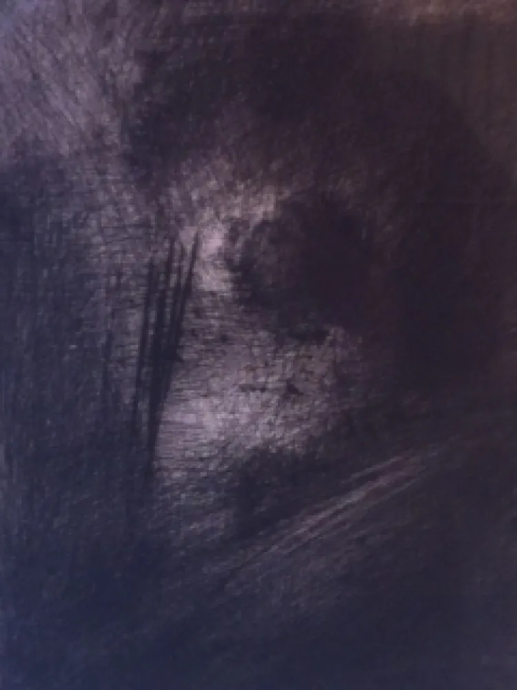 彫版 Leroy  - En Hauteur sur un lit sombre en diagonale