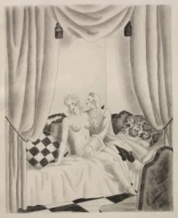 挿絵入り本 Leroy  - Le bon plaisir, Le malheureux petit voyage, La belle sans chemise, Le Diable amoureux, La Fille aux yeux d'or, etc.