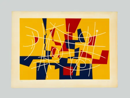 リトグラフ Leuppi - Composition