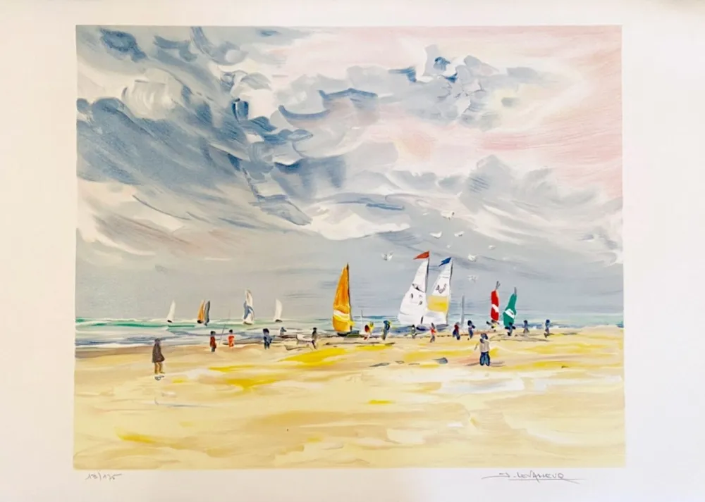 リトグラフ Levasseur - Régates