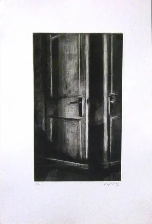 エッチング Levy - Intérieur I