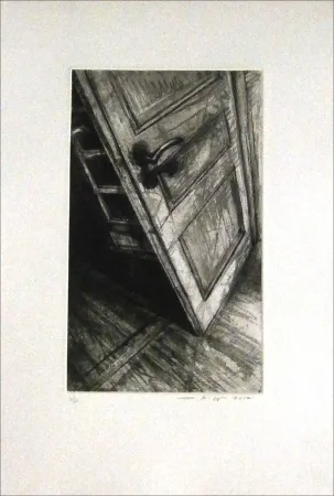 エッチング Levy - Intérieur III