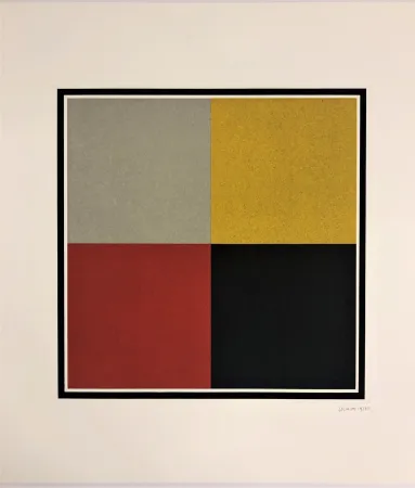 シルクスクリーン Lewitt - 4 Carrés