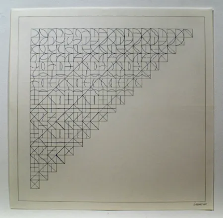 彫版 Lewitt - Arcs and Lines