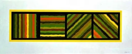 技術的なありません Lewitt - Bands Not Straight in Four Directions (yellow)