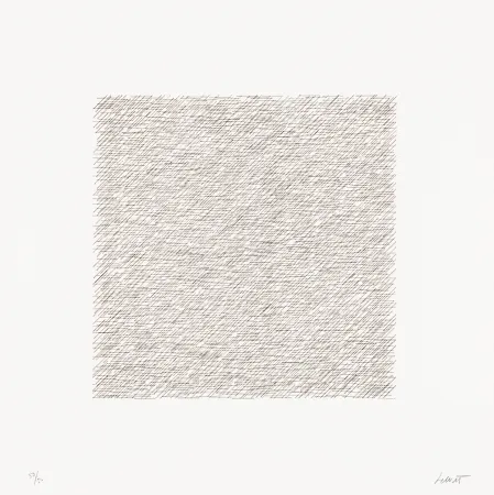 リトグラフ Lewitt - Lines of One Inch in Four Directions and All Combinations 03 (70122)