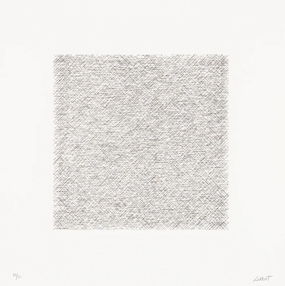 リトグラフ Lewitt - Lines of One Inch in Four Directions and All Combinations 05 (70128)