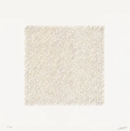 リトグラフ Lewitt - Lines of One Inch in Four Directions and All Combinations 06 (70120)