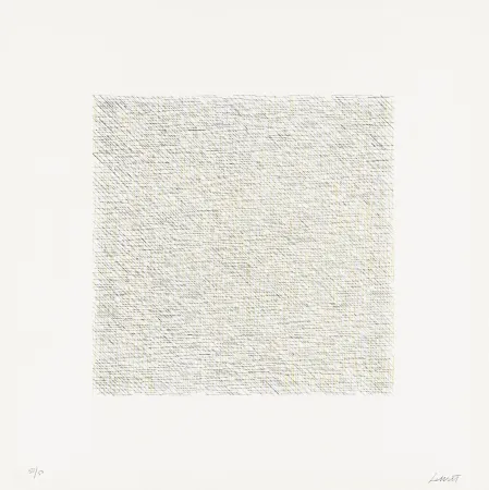 リトグラフ Lewitt - Lines of One Inch in Four Directions and All Combinations 14 (70126)