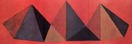 リトグラフ Lewitt - Piramidi IV