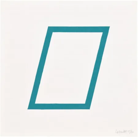 シルクスクリーン Lewitt - Plate 15 (from Five Geometric Figures in Five Colors)