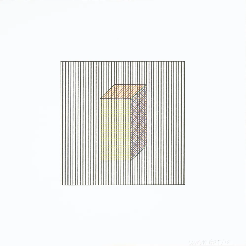 シルクスクリーン Lewitt - Twelve Forms Derived From a Cube 03