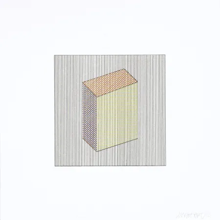 シルクスクリーン Lewitt - Twelve Forms Derived From a Cube 17