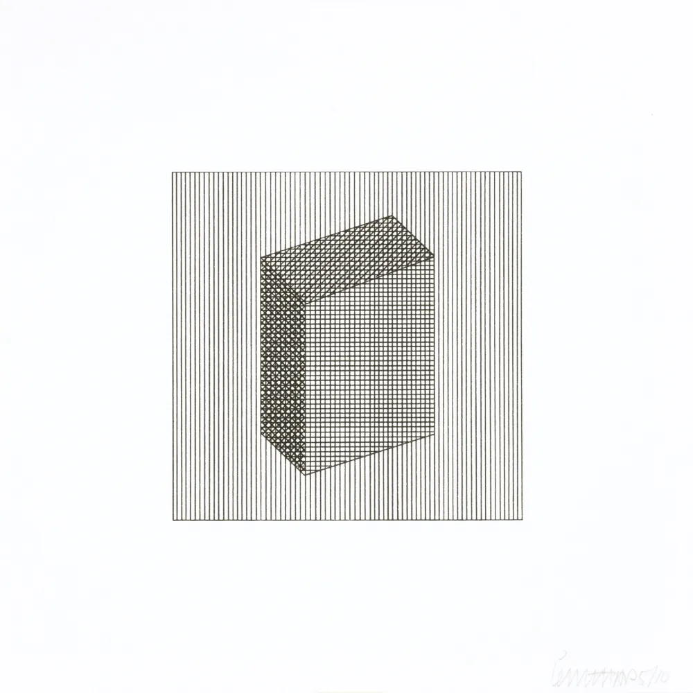 シルクスクリーン Lewitt - Twelve Forms Derived From a Cube 18