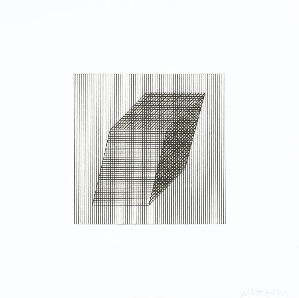 シルクスクリーン Lewitt - Twelve Forms Derived From a Cube 20
