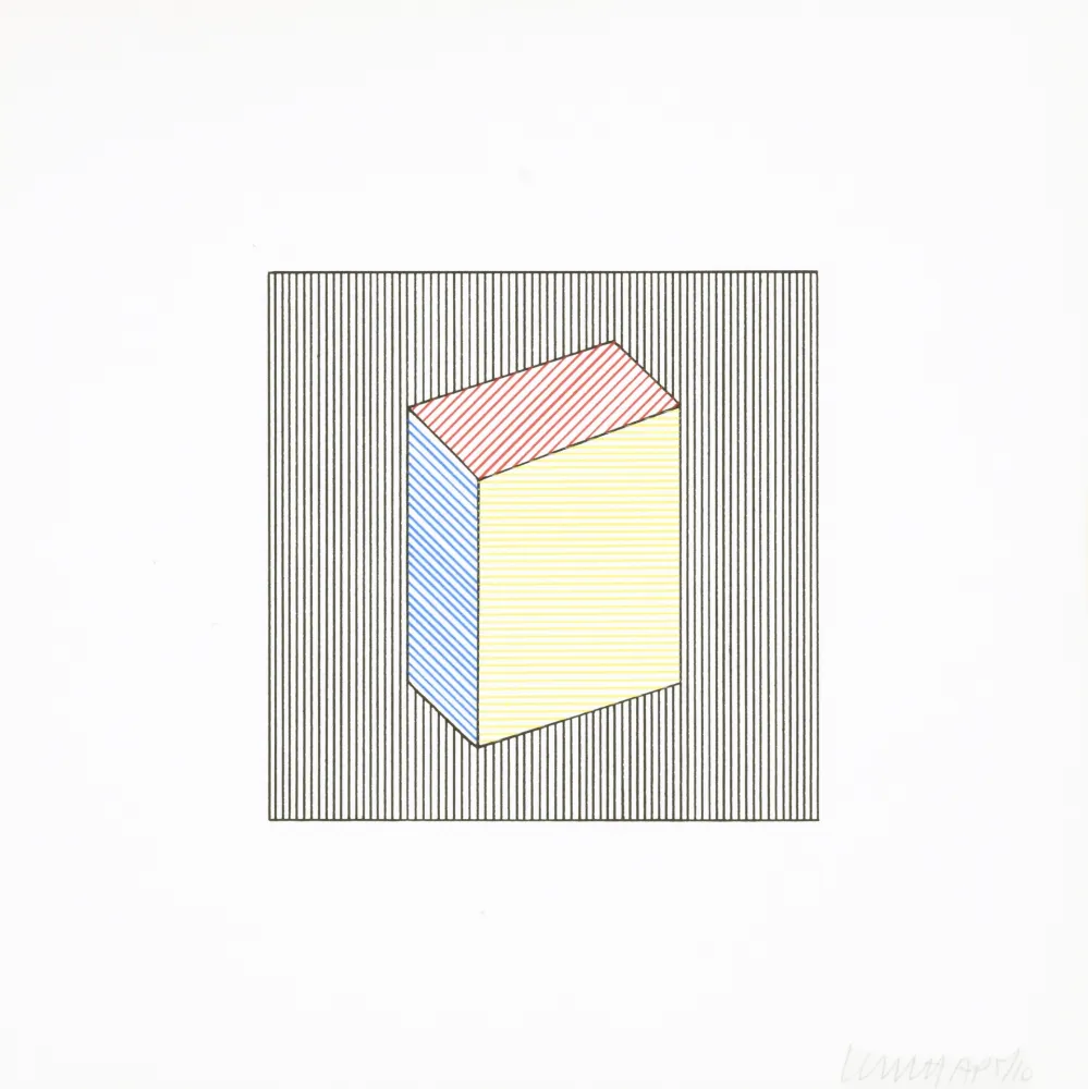 シルクスクリーン Lewitt - Twelve Forms Derived From a Cube 21