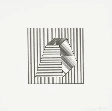 シルクスクリーン Lewitt - Twelve Forms Derived From a Cube 26