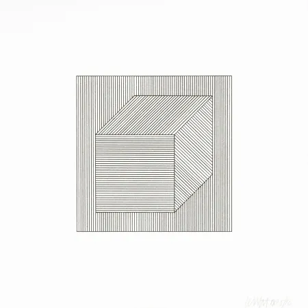 シルクスクリーン Lewitt - Twelve Forms Derived From a Cube 30