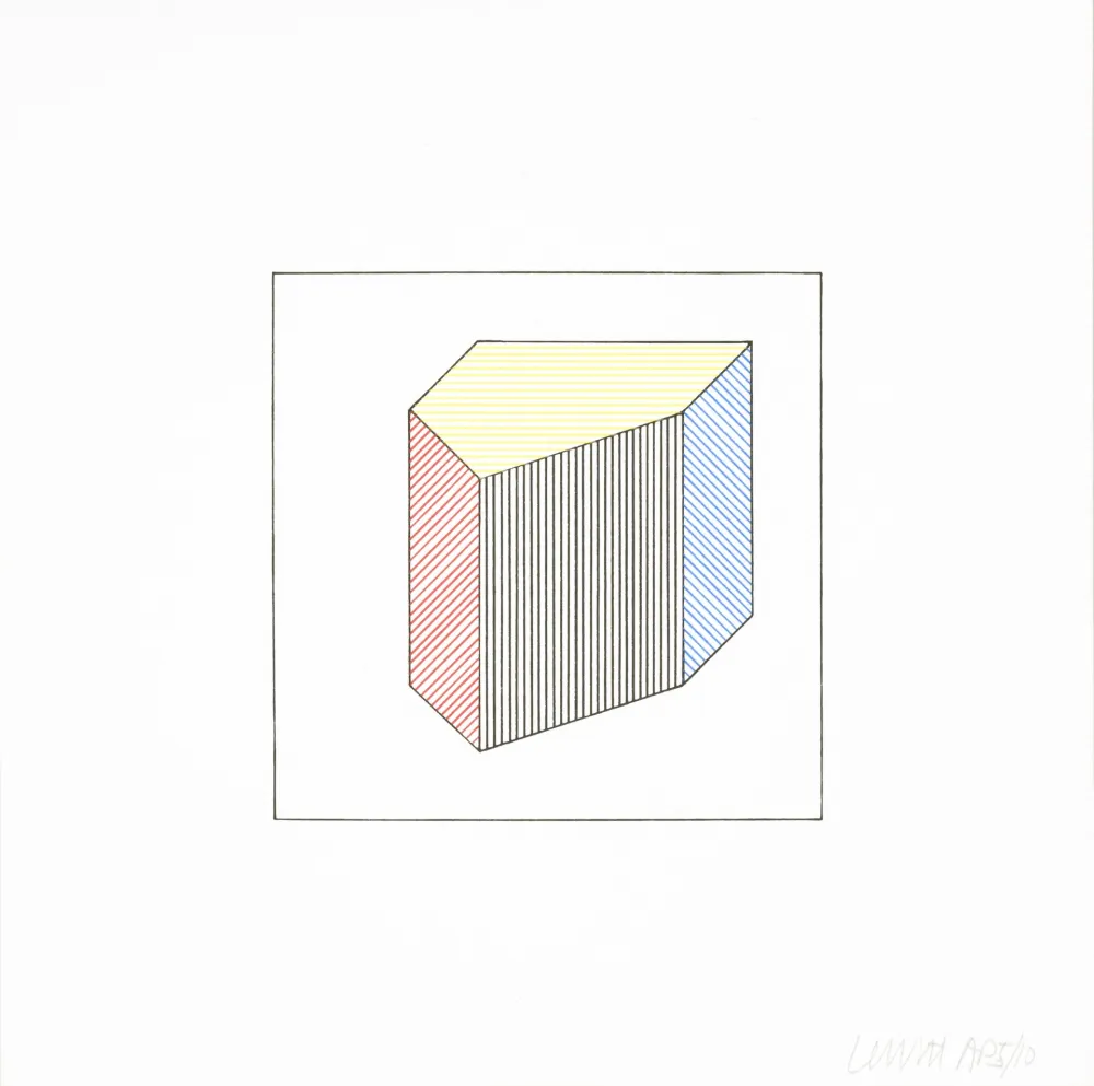 シルクスクリーン Lewitt - Twelve Forms Derived From a Cube 39