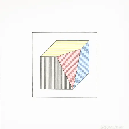 シルクスクリーン Lewitt - Twelve Forms Derived From a Cube 45