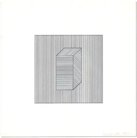 シルクスクリーン Lewitt - Twelve Forms Derived from a Cube (Set of 48) (1)