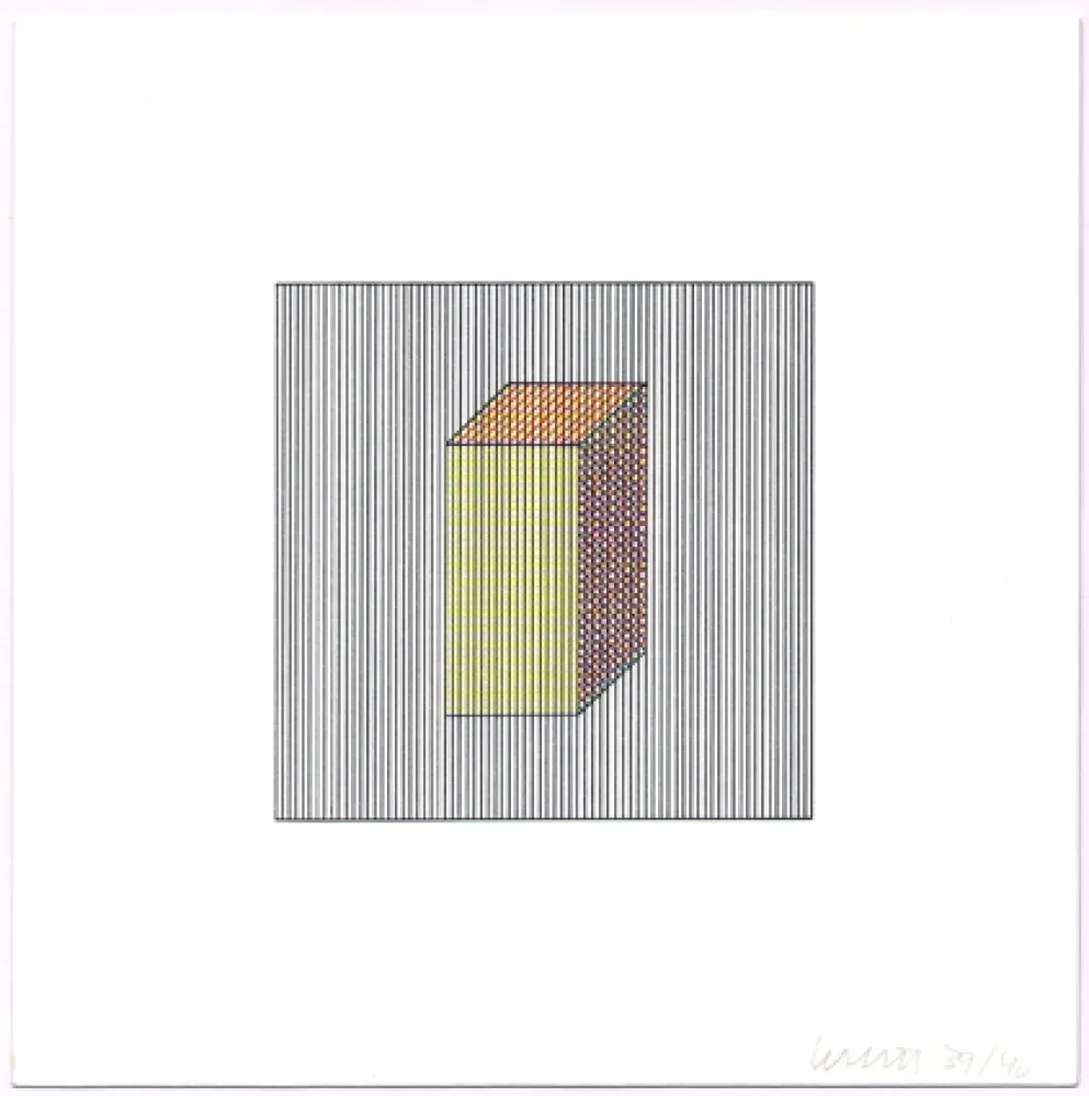 シルクスクリーン Lewitt - Twelve Forms Derived from a Cube (Set of 48) (2)