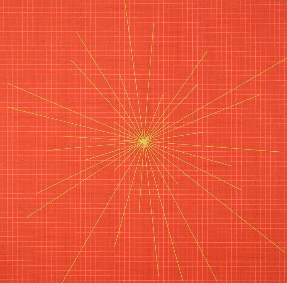 シルクスクリーン Lewitt - Untitled #5