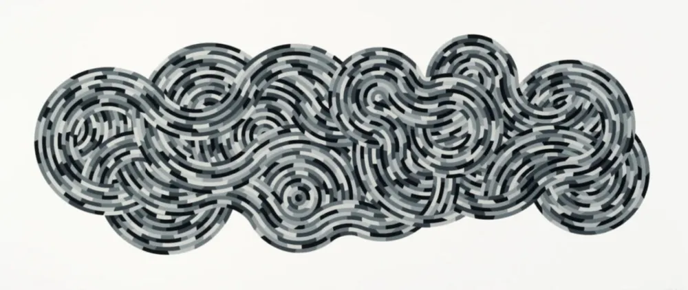 多数の Lewitt - Whirls and Twirls (Black)