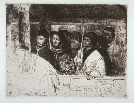 彫版 Leys - Les archers / The Archers