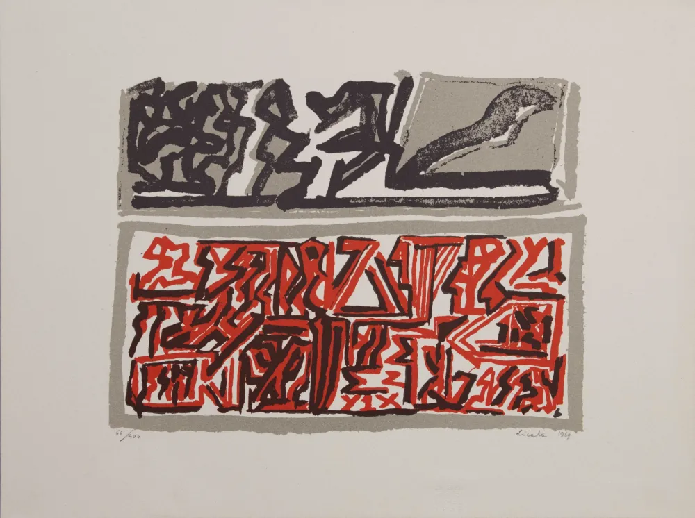 リトグラフ Licata - Omaggio a Maderna