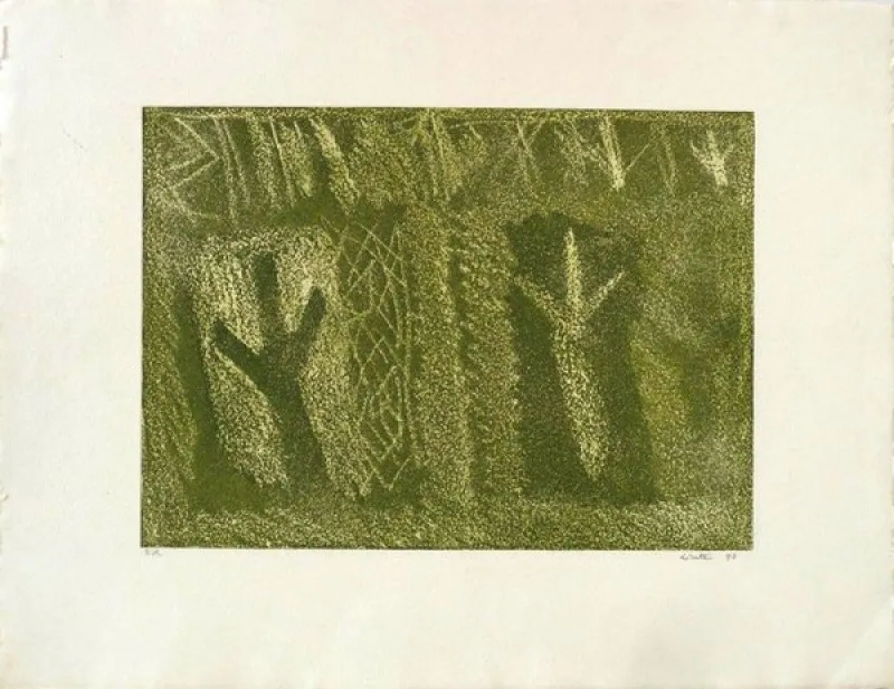 リトグラフ Licata - Sans Titre