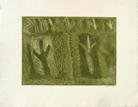 リトグラフ Licata - Sans Titre