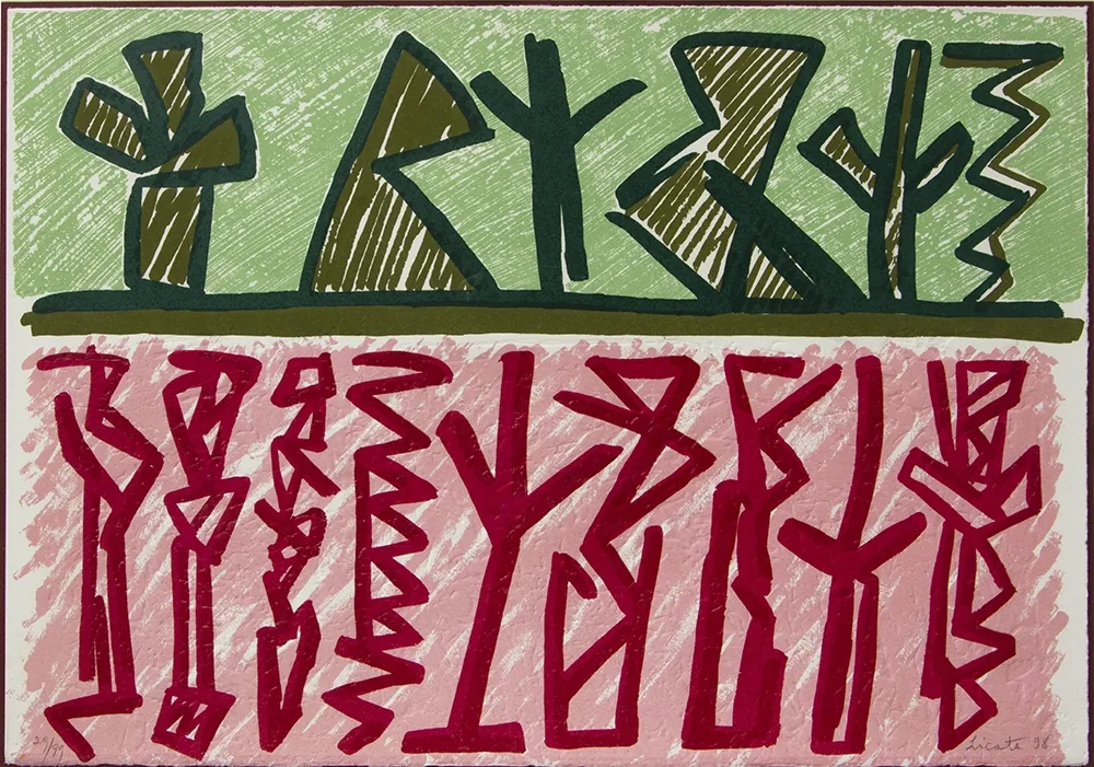 リトグラフ Licata - SENZA TITOLO