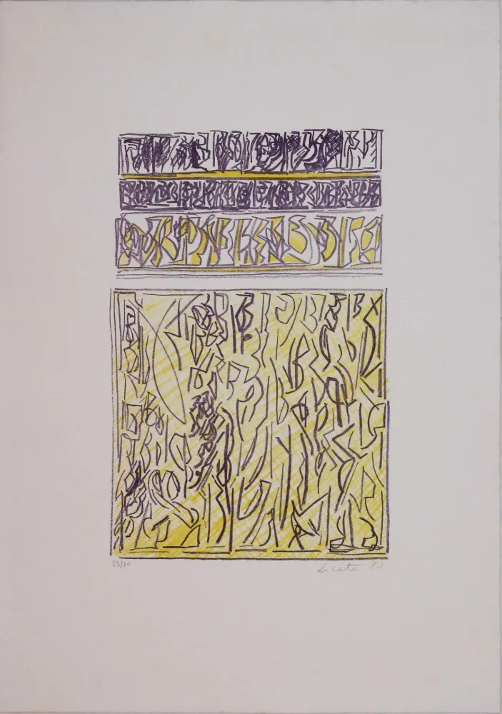 リトグラフ Licata - Untitled