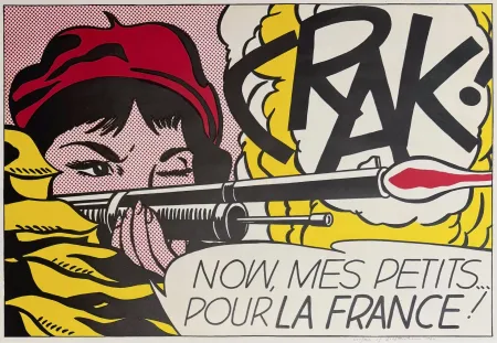 リトグラフ Lichtenstein - Crak!