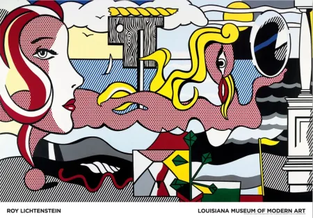 掲示 Lichtenstein - Figures in Landscape