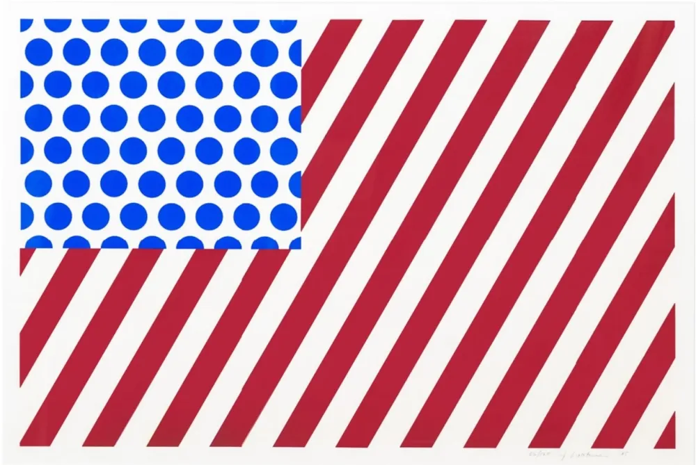 シルクスクリーン Lichtenstein - Forms in Space (C. 217), 1985