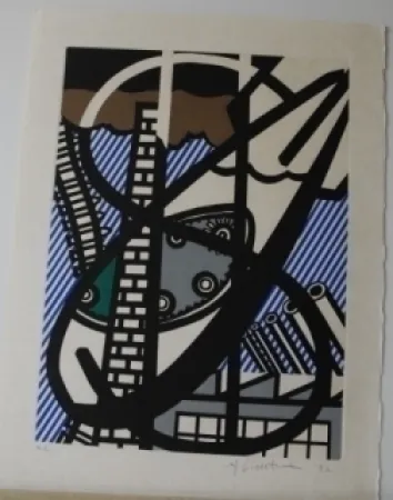 エッチングと　アクチアント Lichtenstein - From la nouvelle chute de l'amerique