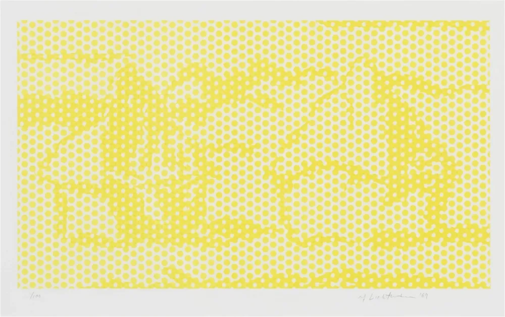 リトグラフ Lichtenstein - Haystack #1